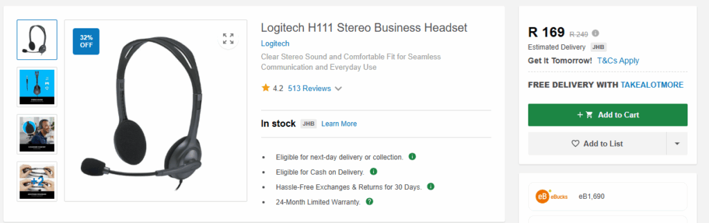 Basic headsets with microphone to teach online with