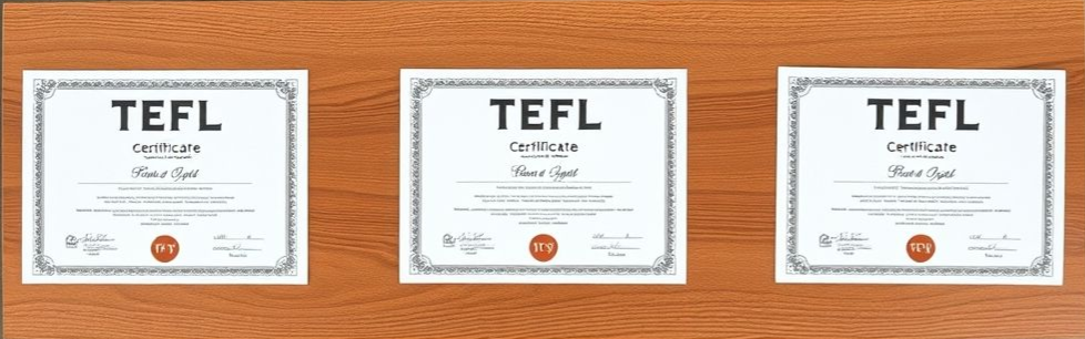 TEFL certificates